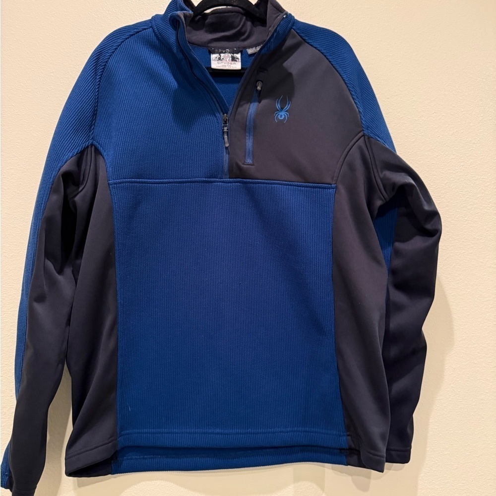 Spyder Men's Performance Jacket in Navy and Charcoal